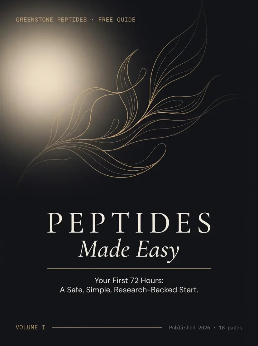 Peptides Made Easy, Volume I free guide cover